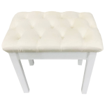 პიანინოს სკამი Alcantara WH piano chair