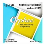 ORPHEE QA ACUSTIC GUITAR STINGS QA170/012