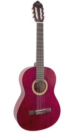 კლასიკური გიტარა Valencia VC204TWR classical guitar, trans. wine red - Image 3