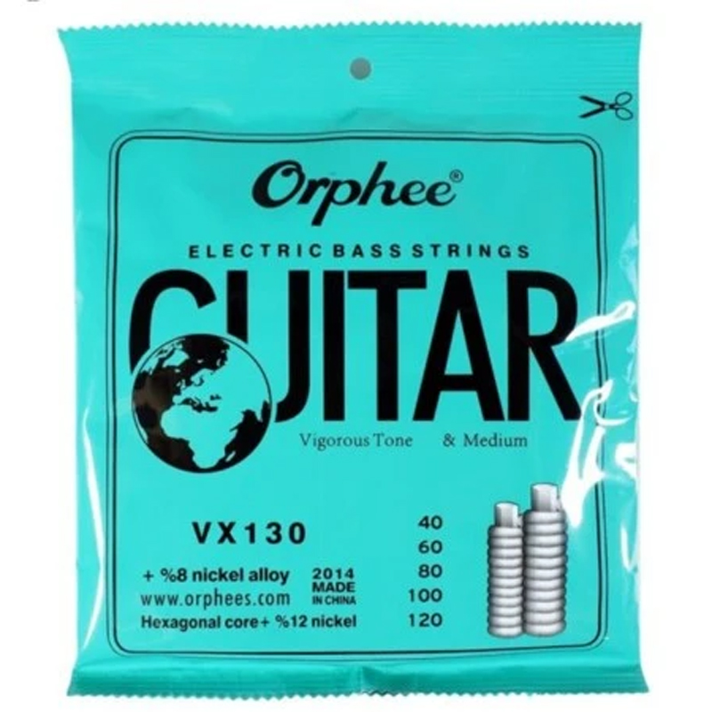 ORPHEE VX BASS GUITAR STRINGS VX130/5 Music Room