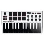 მიდი პიანინო AKAI MPKMINI3W - PORTABLE USB/MIDI 25 KEYBOARD CONTROLLER, WHITE