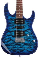 ელექტრო გიტარა IBANEZ GRX70QA TBB electric guitar (Tranparent blue burst) - Image 2