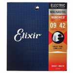 ელექტრო გიტარის სიმები Elixir Nanoweb nickel plated steel 9-42 strings
