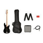 ბას გიტარის კრებული Fender Affinity Series Precision Bass PJ pack (Black) - Image 6
