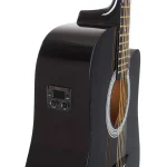 ელექტრო აკუსტიკური გიტარა Fender squier SA-105CE Dreadnought SHF electric acoustic guitar (Black) - Image 2