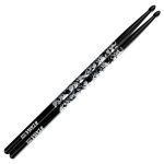 დრამის ჯოხები TAMA 5A-S-BS Oak Stick (Sticks of Doom, Silver on Black)