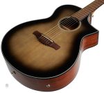 ელექტრო კუსტიკური გიტარა IBANEZ AEWC11-TCB acoustic-electric guitar (Transparent charcoal burst) - Image 2