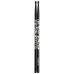 დრამის ჯოხები TAMA 5A-S-BS Oak Stick (Sticks of Doom, Silver on Black) - Image 2
