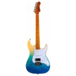 ელექტრო გიტარა JET JS 450 TBL HSS  Basswood body (Transparent blue)