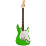 ელექტრო გიტარა SQUIER FSR Sonic Stratocaster HSS, Laurel Fingerboard, White Pickguard, Lime Green