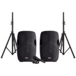 აქტიური დინამიკი წყვილი Gemini PA-SYS15 E "15"" Speaker package
including 15"" Active Speaker 15"" Passive Speaker 2 Stands EU230V"