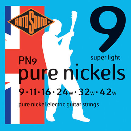 ელექტრო გიტარის სიმები ROTOSOUND PN9 Pure Nickels NICKEL 9 11 16 24 32 42