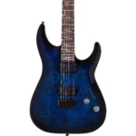 ელექტრო გიტარა Schecter OMEN ELITE-6	SEE THRU BLUE BURST - Image 2