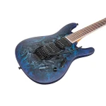 ელექტრო გიტარა IBANEZ S770-CZM El.Guitar (Cosmic Blue Frozen Matte) - Image 2