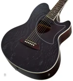 ელექტრო გიტარა IBANEZ TCM50-GBO Ac. Guitar (Galaxy Black Open Pore) - Image 2