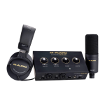 აუდიო ინტერფეისი M-Audio MTRACKDUOHD PACK - M-Track Duo HD w Mic and Headphones Pack