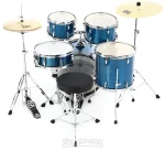 აკუსტიკური დრამის კომპლექტი TAMA IP58H6W-HLB Imperialstar drum set (Hairline blue, 18" BD, 5pc) - Image 2