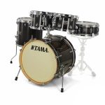 აკუსტიკური დრამის კომპლექტი TAMA CL50RS-TPB Superstar Classic Drum Shell Kit, HW Finish - Chrome - Image 2