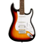 ელექტრო გიტარა Fender Affinity Series® Stratocaster® Junior HSS, LF, White Pickguard, 3-Color Sunburst - Image 2