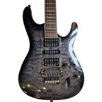 ელექტრო გიტარა Ibanez S570DXQM Trans Gray Burst HSH Superstrat - Image 2