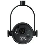 მიკროფონი Shure MV7+-K XLR/USB SPEECH MICROPHONE, BLACK - Image 3