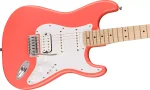 ელექტრო გიტარა SQUIER Sonic Strat HSS, Maple Fing, White Pickg, Tahitian Coral - Image 2