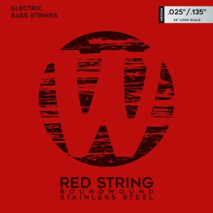 ბას გიტარის სიმები Warwick RED String 6 Set Medium    025/135 42401 M  6  025/135"