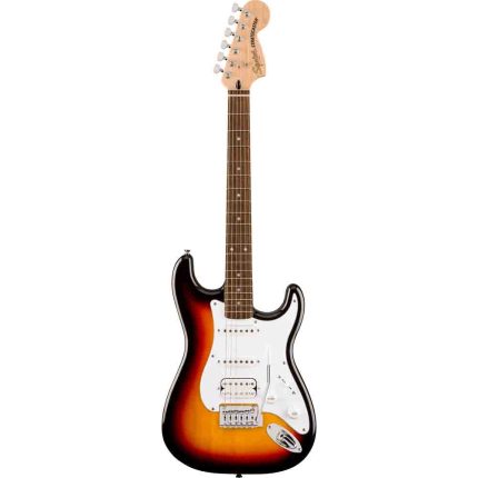 ელექტრო გიტარა SQUIER Affinity Series Strat Junior HSS, Laurel Fingerb, White Pickguard, 3-Color Sunburst