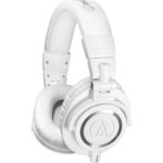 სტუდიური ყურსასმენი Audio-Technica ATH-M50XWH professional studio monitor headphones (white)